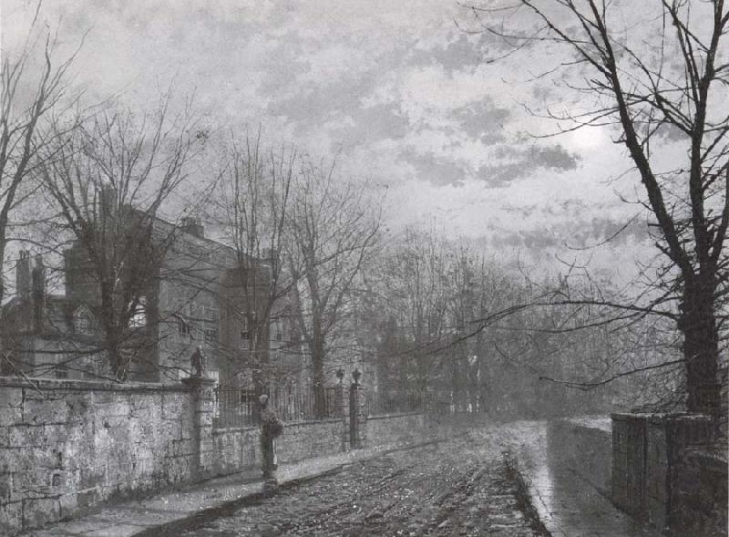 St Anne-s Lane,Headingley, Atkinson Grimshaw